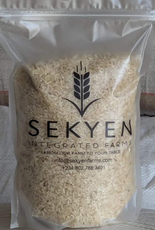 2kg Parboiled Nigerian Rice in resealable pack